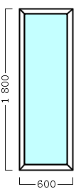 окно оп 123 {x} в1 600х1800 {4м1-20-4м1 32мм}