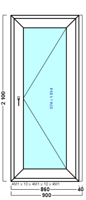 дверь дпв 24 {<} в2 с 2100х900 правая {4м1-10-4м1-10-4м1 32мм}