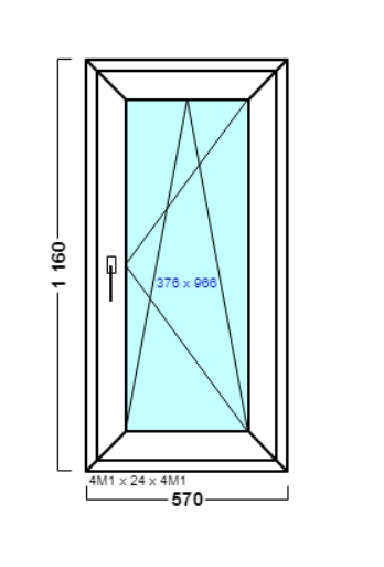 окно оп 04 {v|} в1 570х1160 {4м1-24-4м1 32мм}