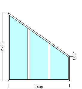 окно опс 134 {xxx} в1 2530х2790 правое {4м1-20-4м1 32мм}