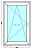 окно оп 351 {lv} в1 850х1400 {4м1-24-4м1 32мм}