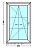окно с раскладкой оп 351 {lv} в2 850х1400 {4м1-10-4м1-10-4м1 32мм}