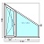 окно опс 46 {lvx} в1 2000х2000 правое {4м1-24-4м1 32мм}